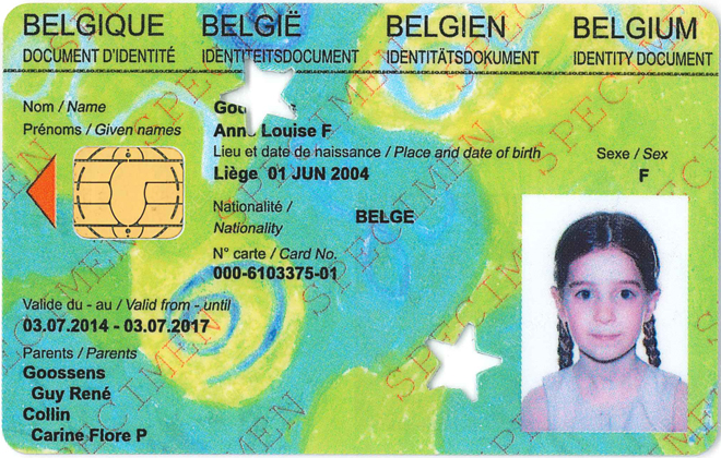 La carte d'identité pour enfants de moins de 12 ans (Kids-ID)  SPF  Affaires étrangères - Commerce extérieur et Coopération au Développement