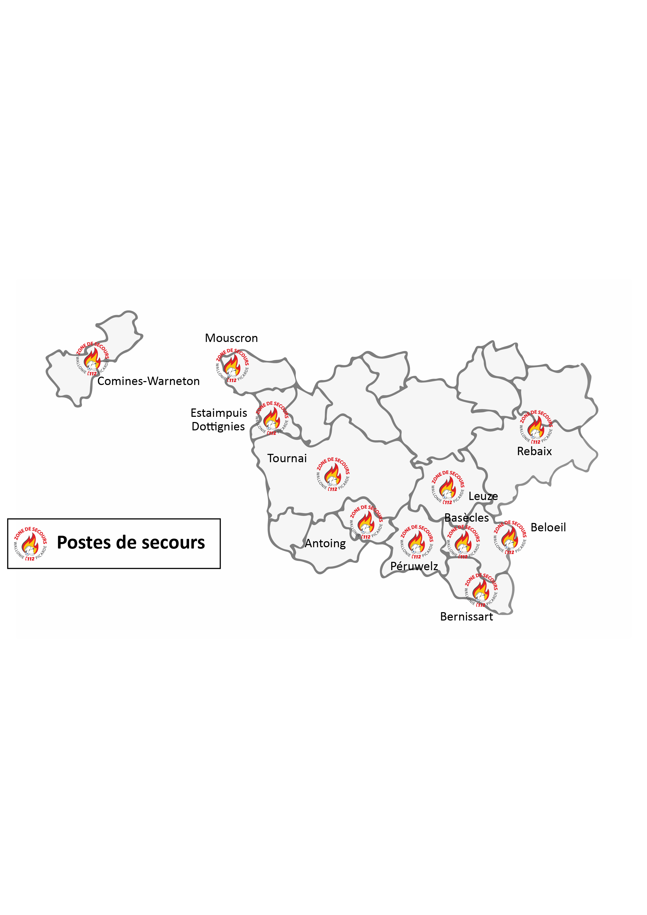 carte postes de secours