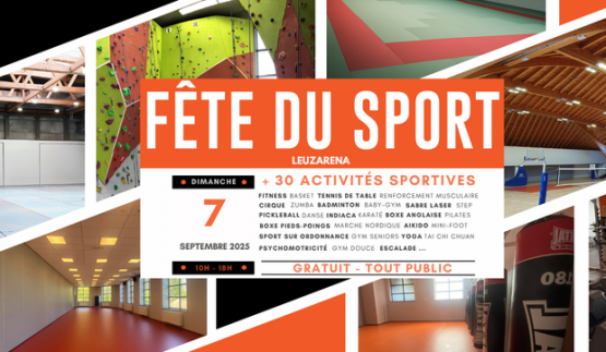  🎉 FÊTE DU SPORT 2025 – LEUZE-EN-HAINAUT 🏀🤸‍♀️🥋🏹